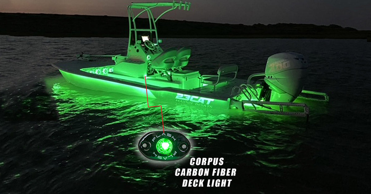 Plashlights Corpus Carbon Fiber Night Decklight Brightest LED