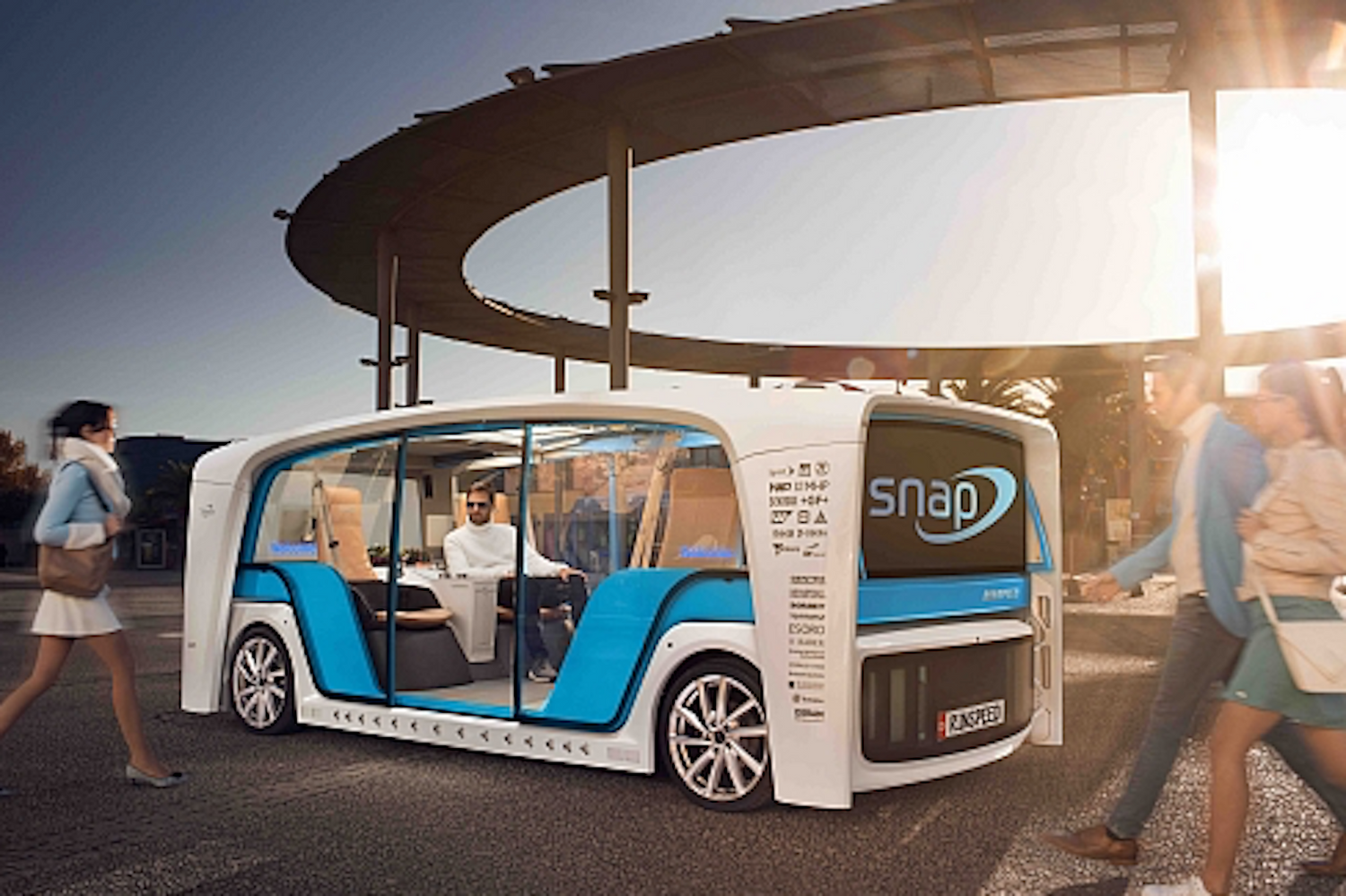 Self-driving concept car is full of LEDs, and not just for lighting