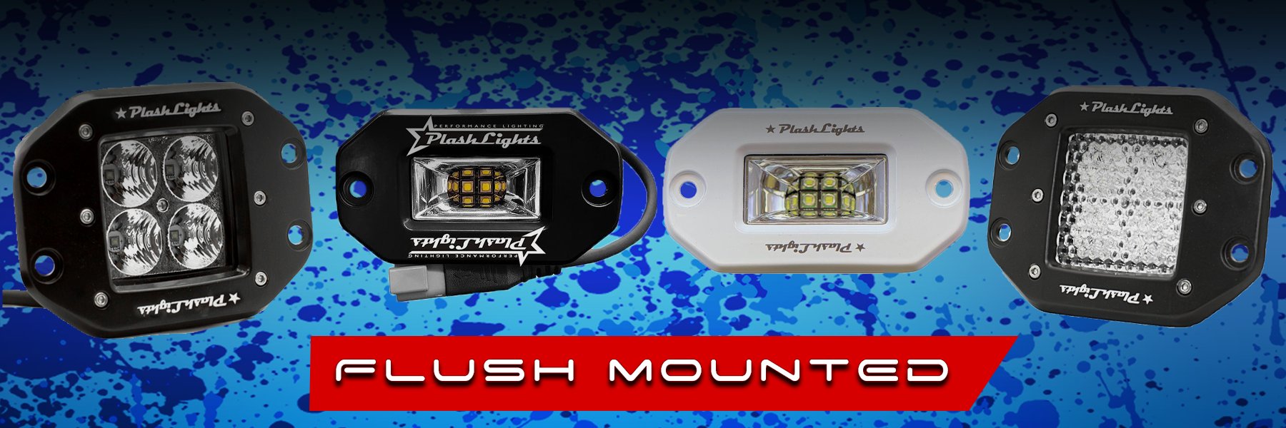 Flush Mounted Cube Lights