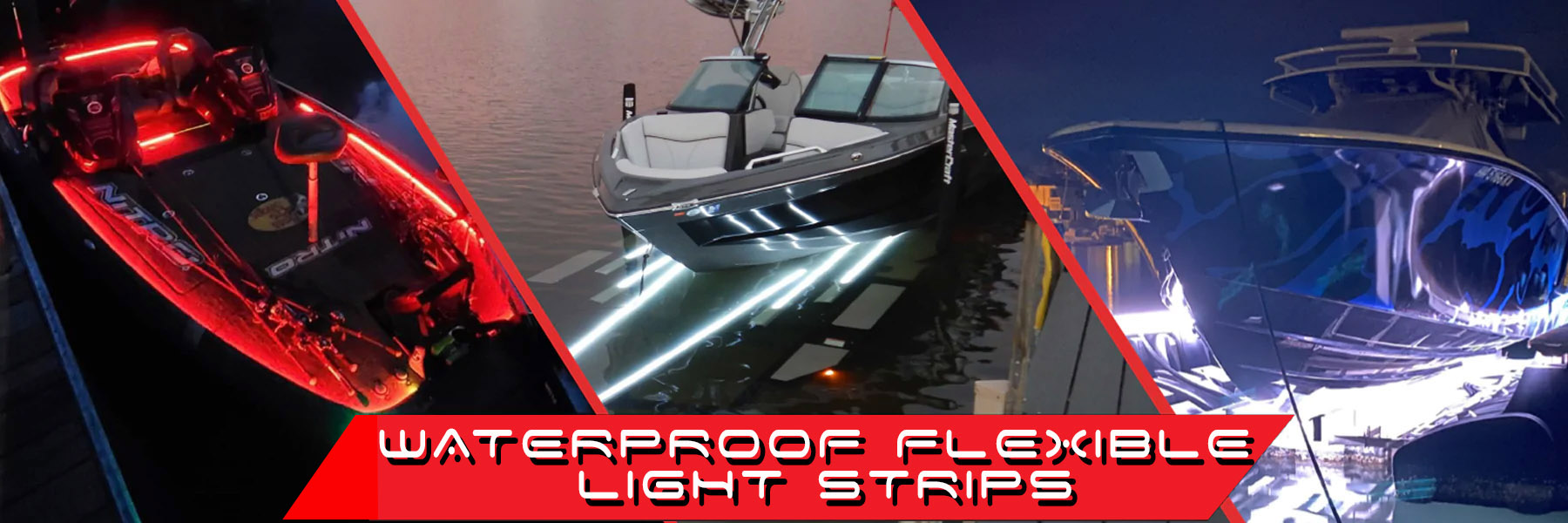 Waterproof LED Strip Lights for Boats and Larger Vessels