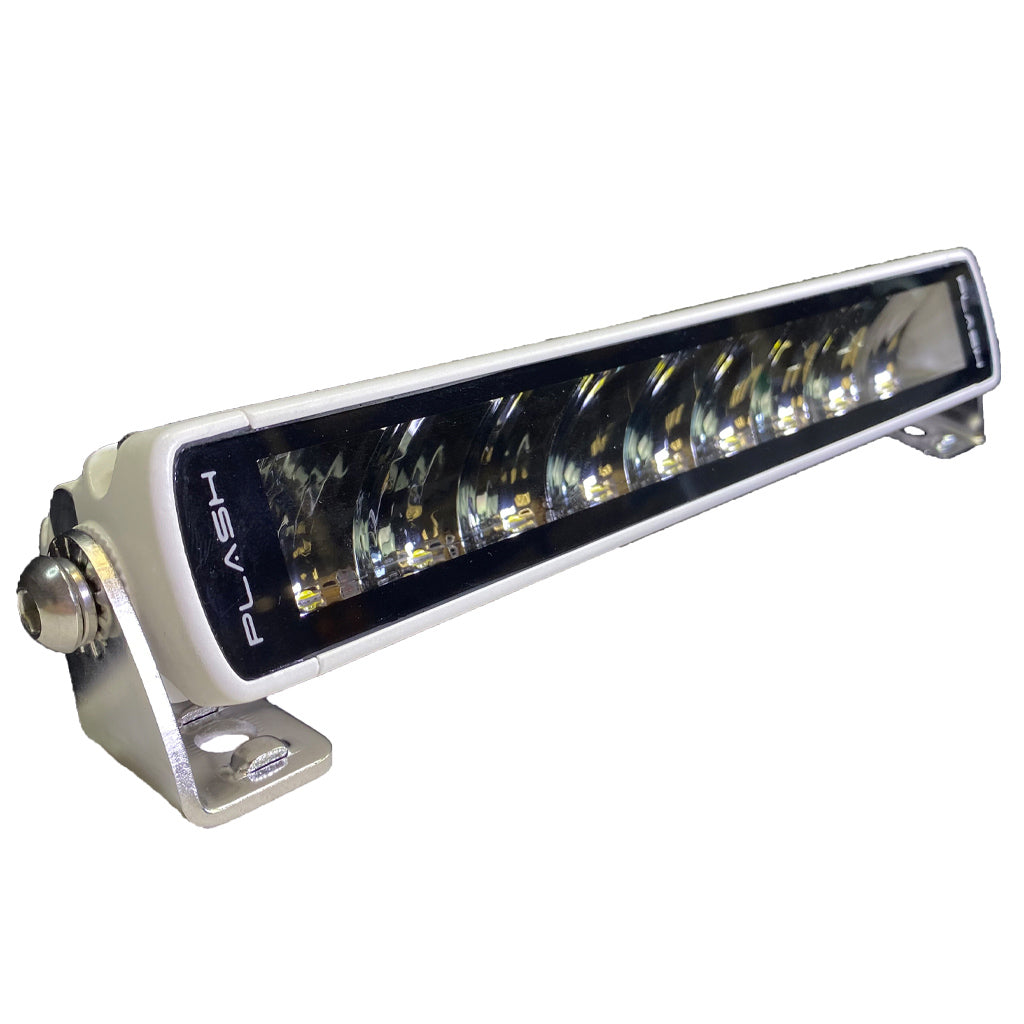 10" SRX2 White Housing LED Light Three Quarter View