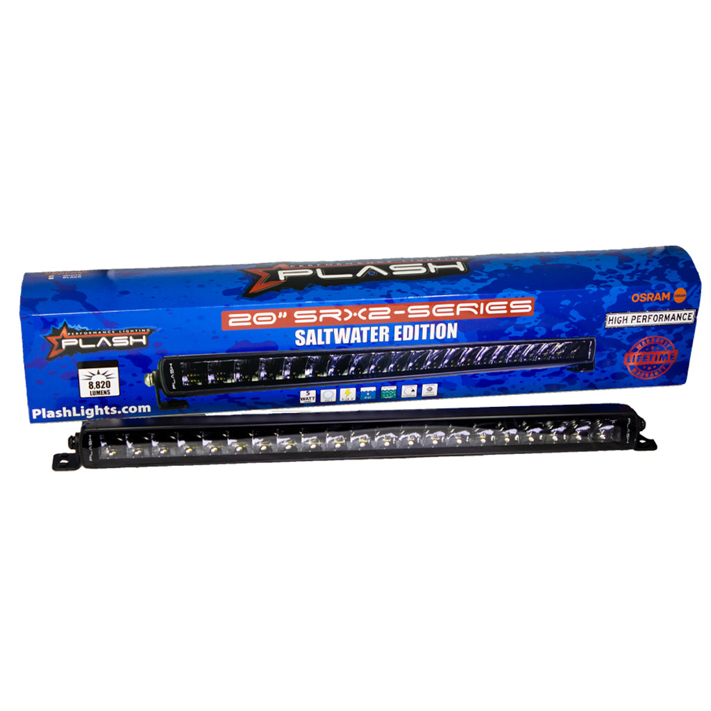 SRX2-Series Single Row Black Housing LED Light Bar - 20"