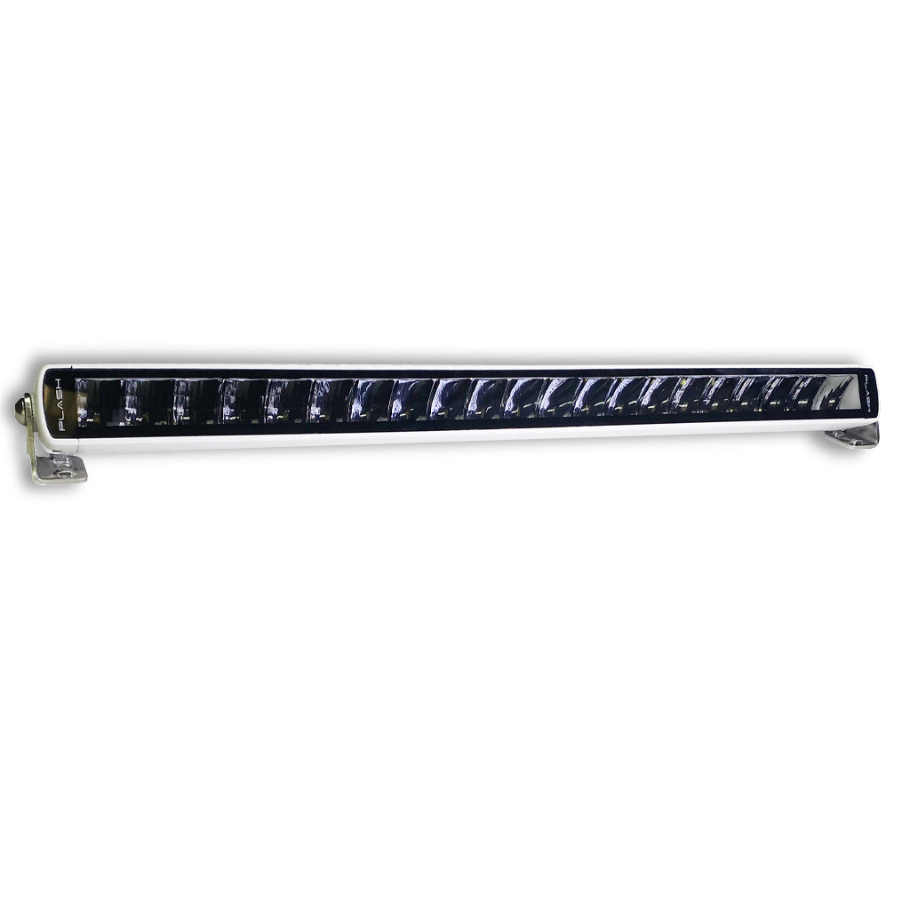 SRX2-Series Single Row White Housing LED Light Bar - 20" - Light Bright Night Boat