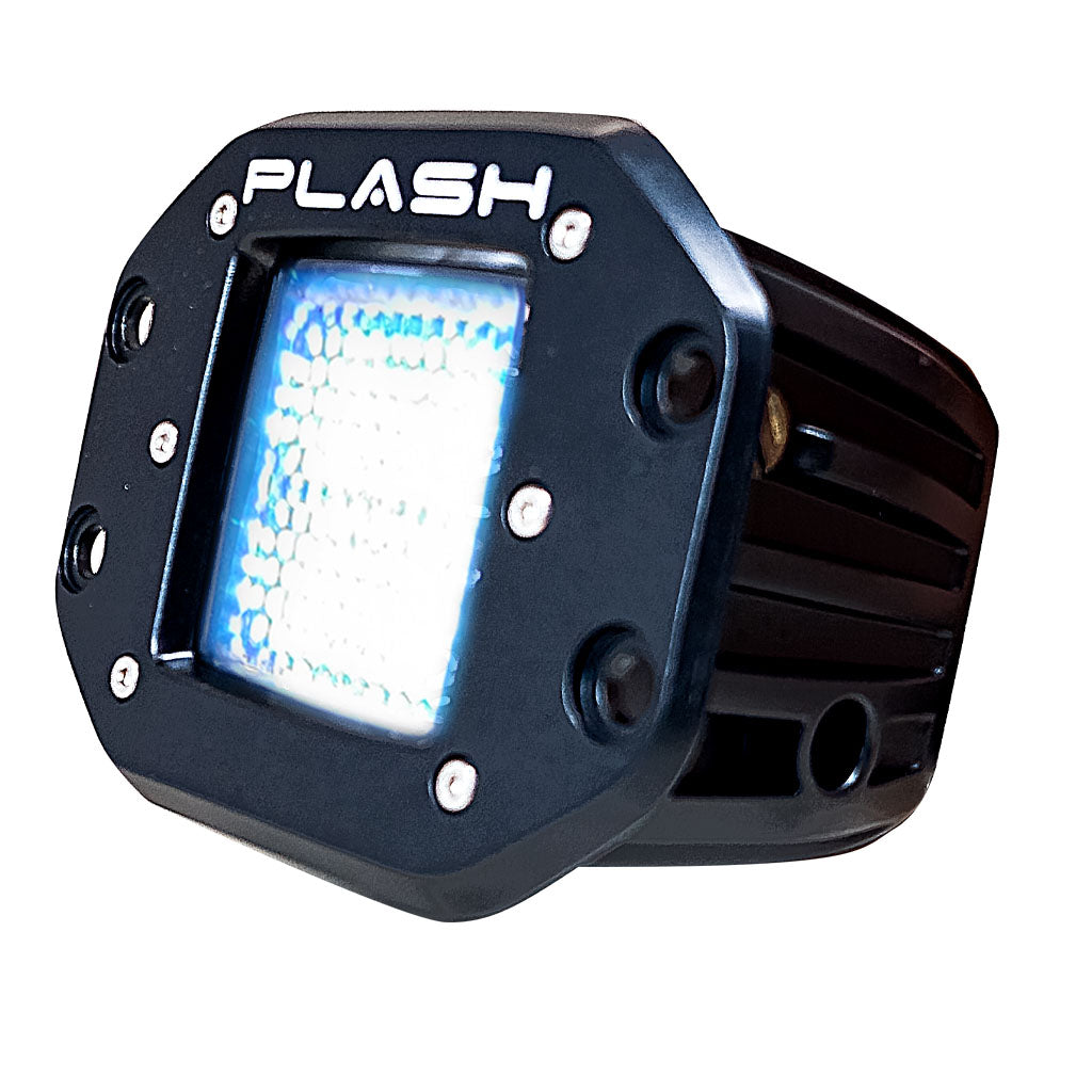 20W Diffused Beam Flush Mounted LED Cube Light Single LED Off