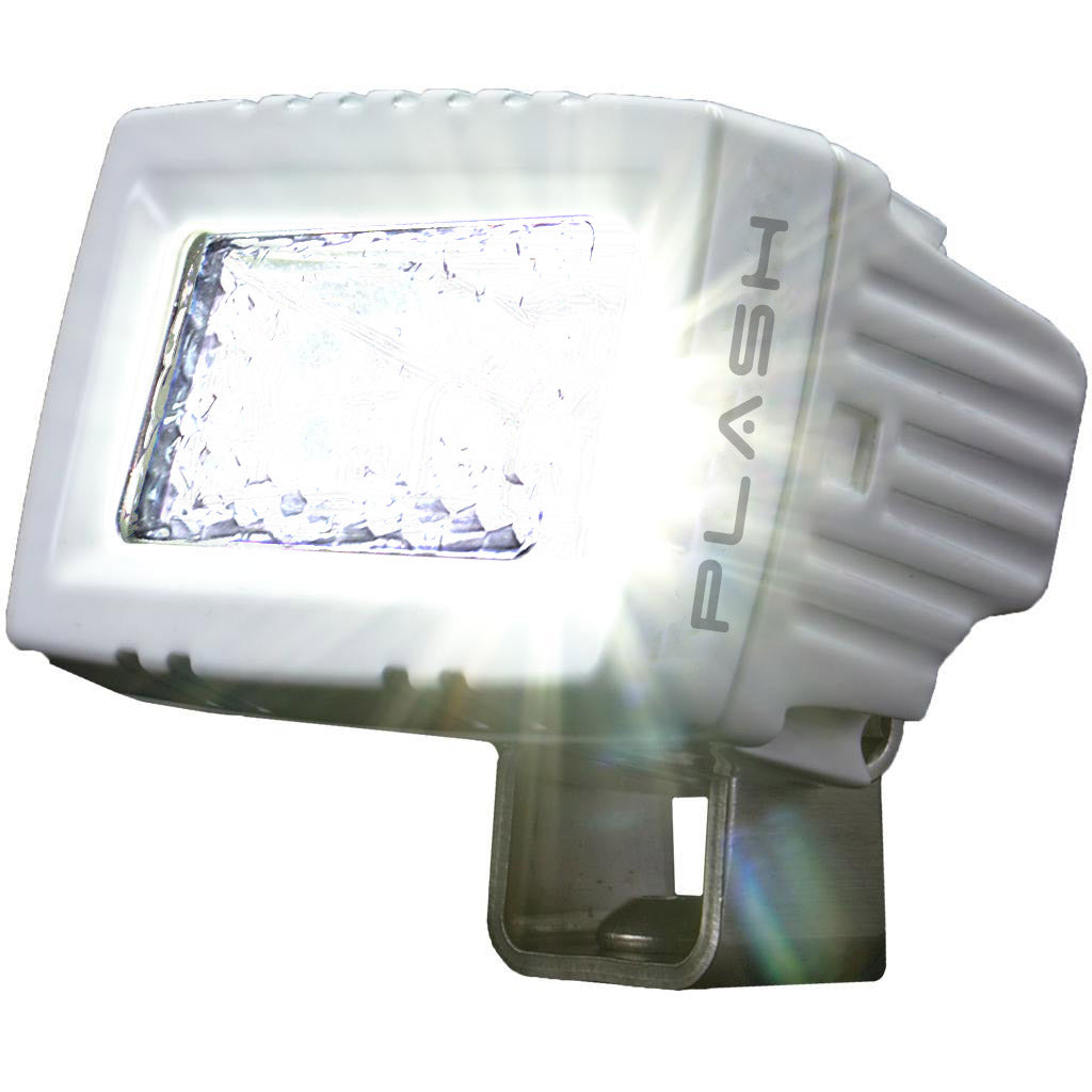Low Profile Spreader LED Light White Houstng ON