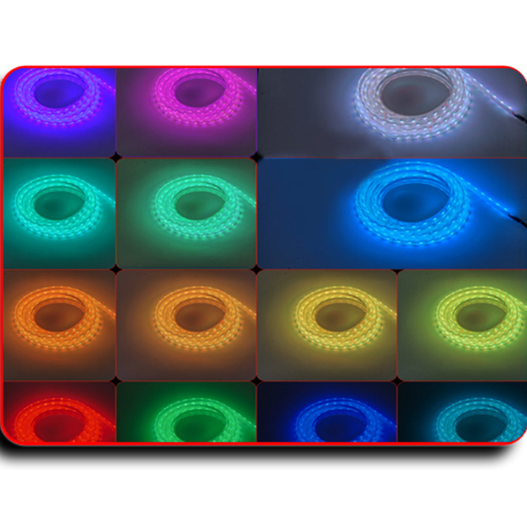 24V RGB Color Changing Strip Light for Palapa Bar IP68 Marine Rated waterproof