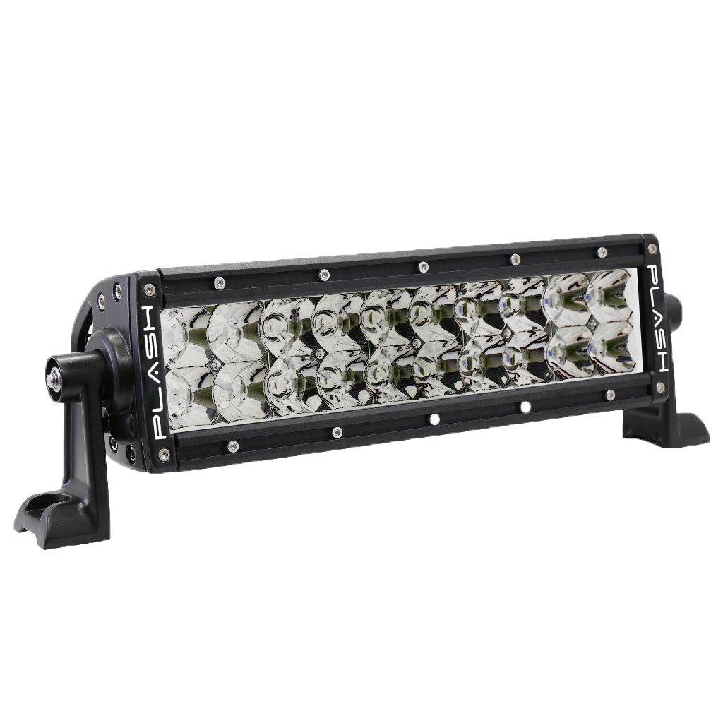 PLASHLIGHTS 10" LED Light Bar Marine Auto