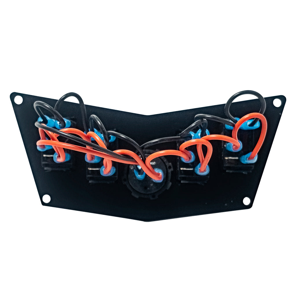 4 Switch Panel with Voltmeter | Polaris RZR 570, 800, 900