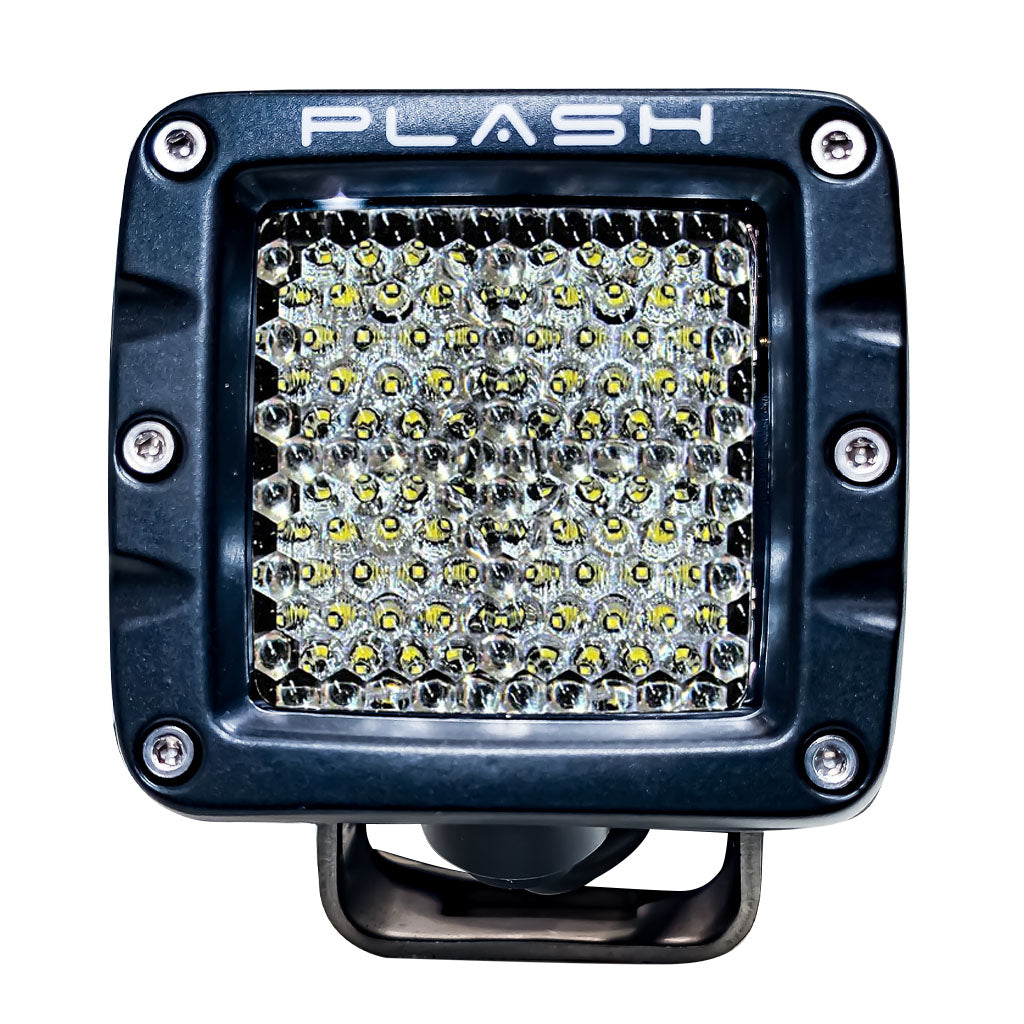 40W LED Cube Lights- 160° Diffused - Single Front View