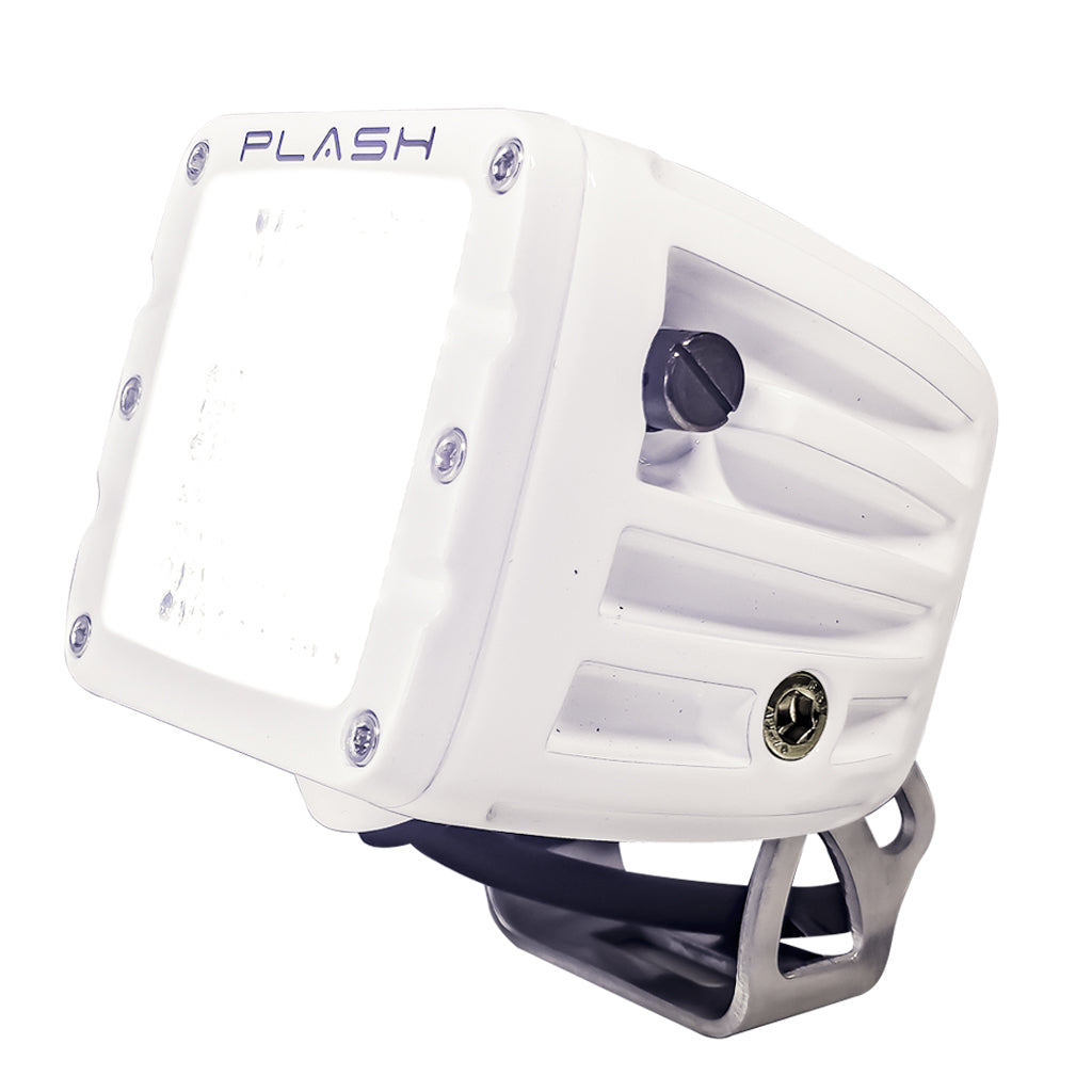 40W Marine White LED Spreader Light - 160° Diffused Beam