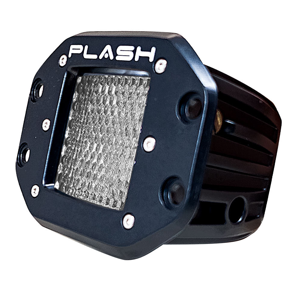 40W Diffused Beam Flush Mounted LED Cube Light Single LED Off