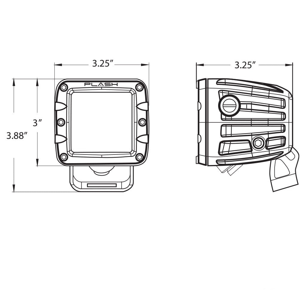 LED Spreader Light Linear Flood Dimensions