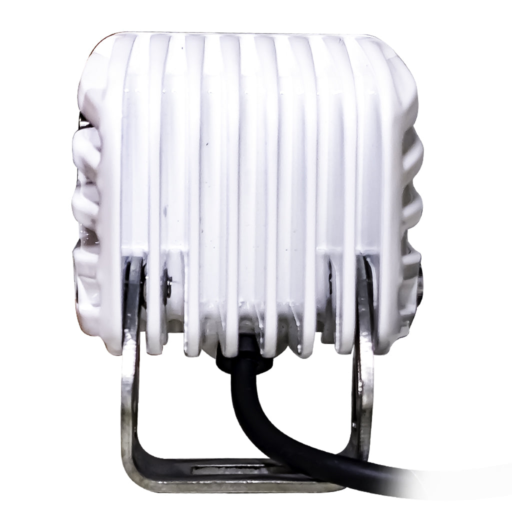 40W LED Cube Light Spot White Rear View