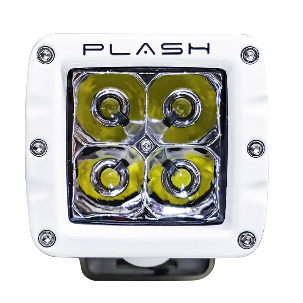 40W LED Cube Light Spot White Front View