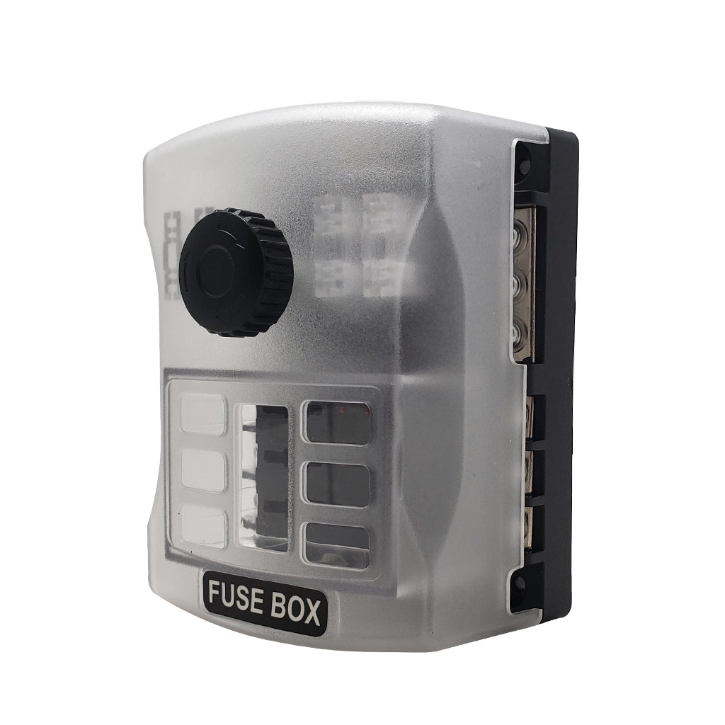 6-12 Way Waterproof Dual Input Fuse Box