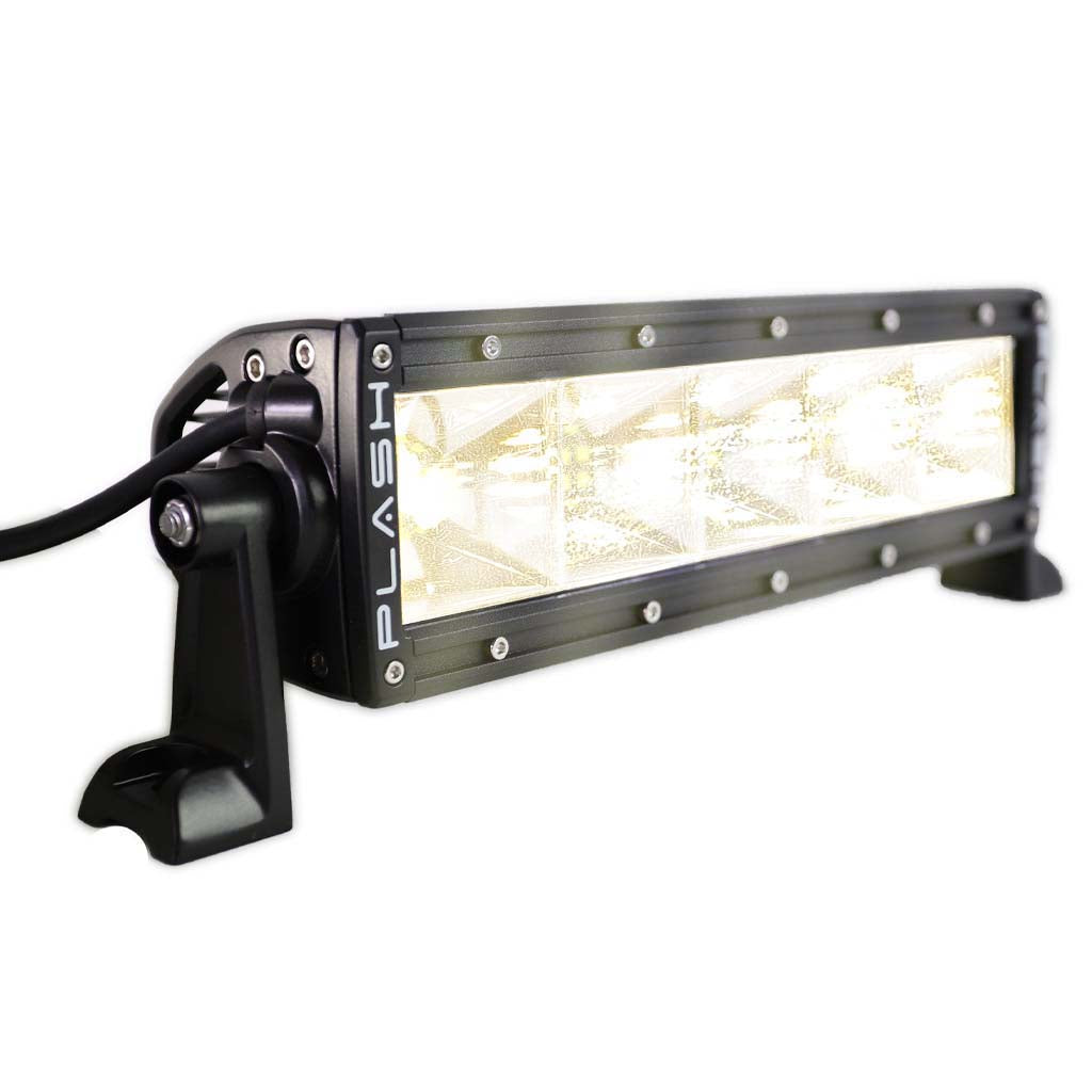 10" Scene Flood LED Light Bar XX-Series 100 Watts Extremely Bright Marine Boat Light On