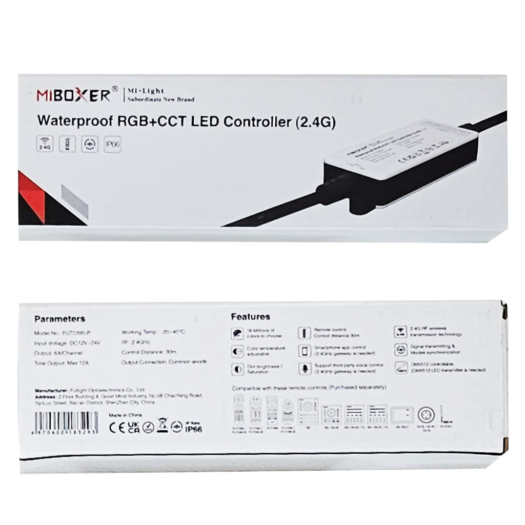 B8 MiBoxer RGB+CCT Wall Mounted Panel Controller