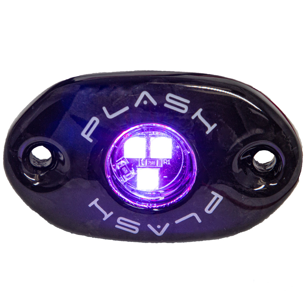 CORPUS - RGB Carbon Fiber LED Deck Light - Black Housing