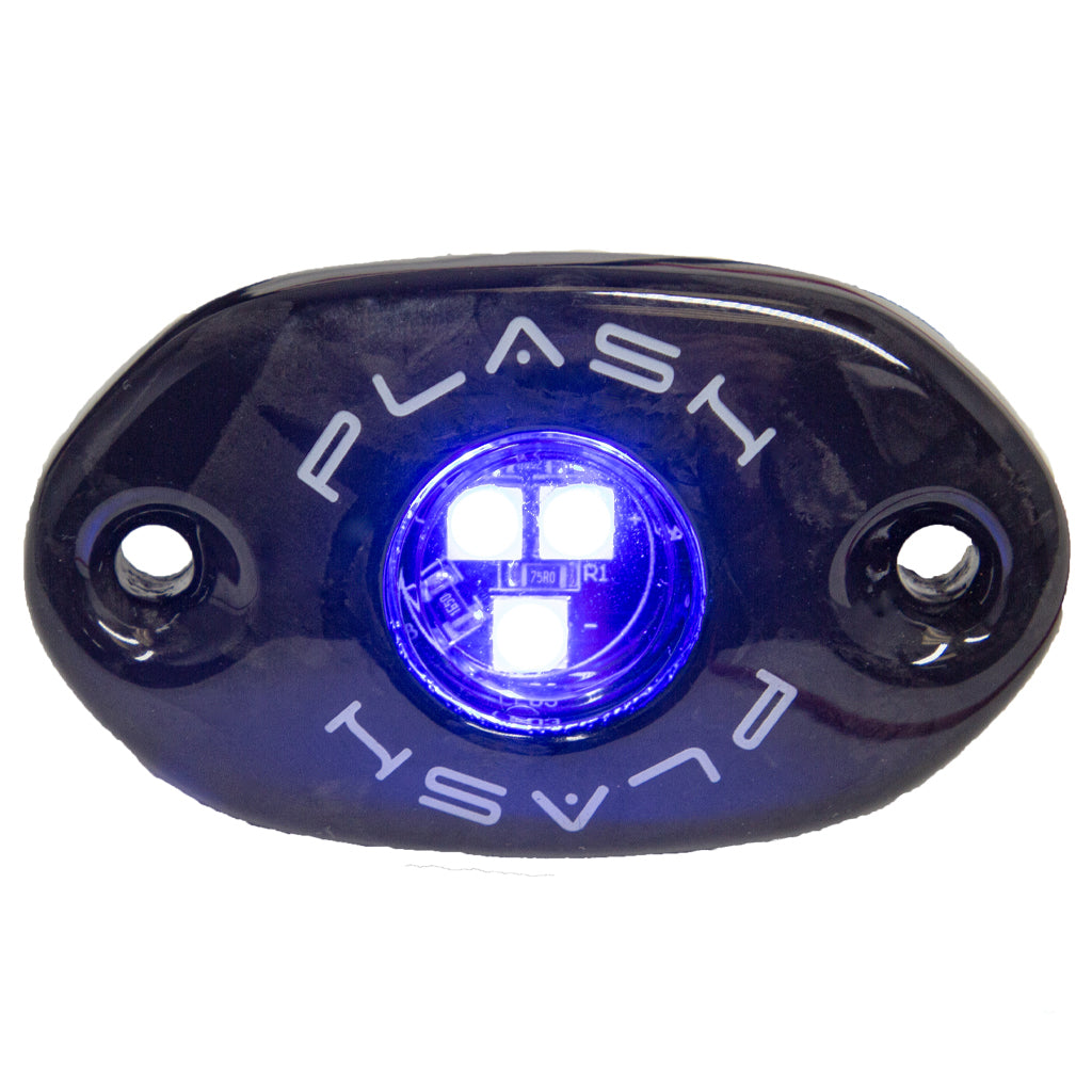 CORPUS - RGB Carbon Fiber LED Deck Light - Black Housing