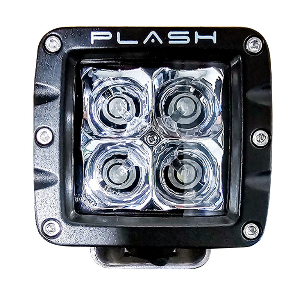 12W GREEN Cube Light Kit Headlight Driving Spot Linear Flood Bright