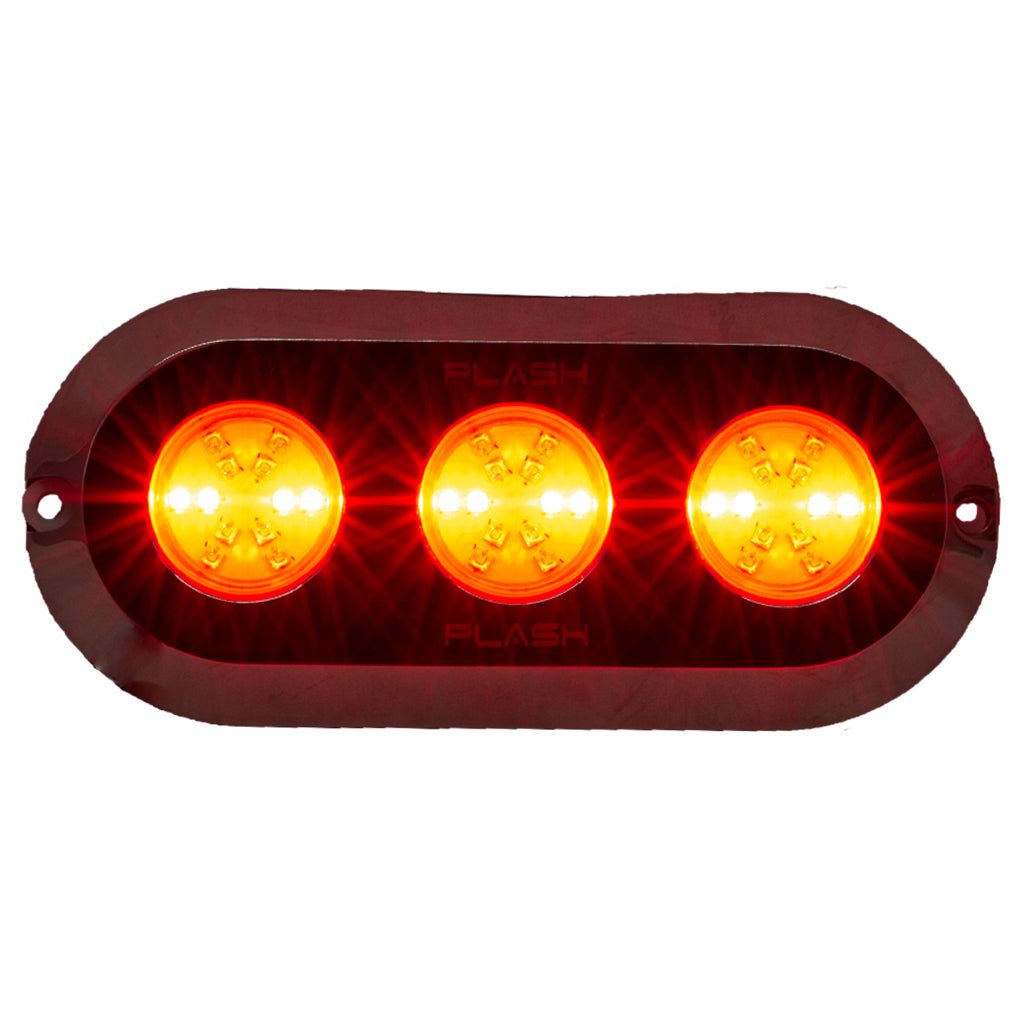 Grande 180W Underwater Transom Light - RGB Red Marine Boat Plash