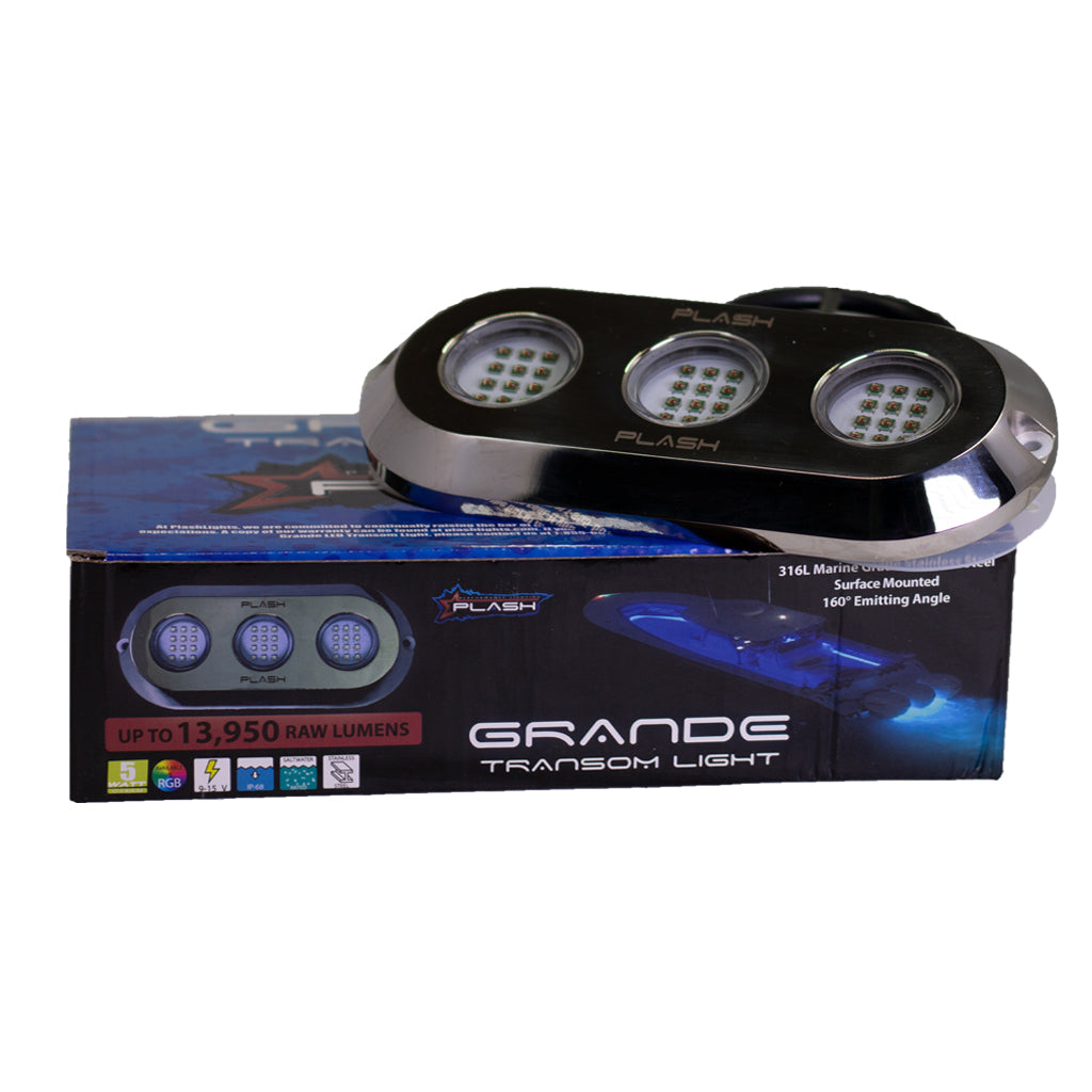 Grande 180W Underwater Transom Light - RED