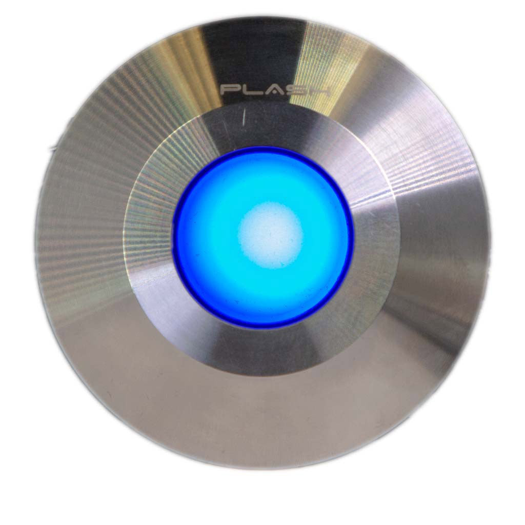 Gravity LED Courtesy Boat Light - Stainless Steel - Blue