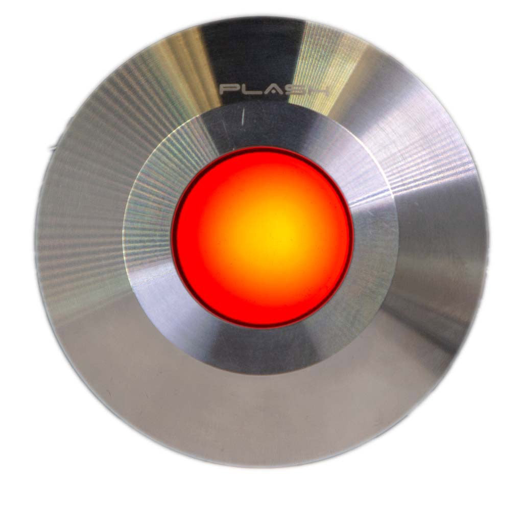 Gravity LED Light- Stainless Steel - Red