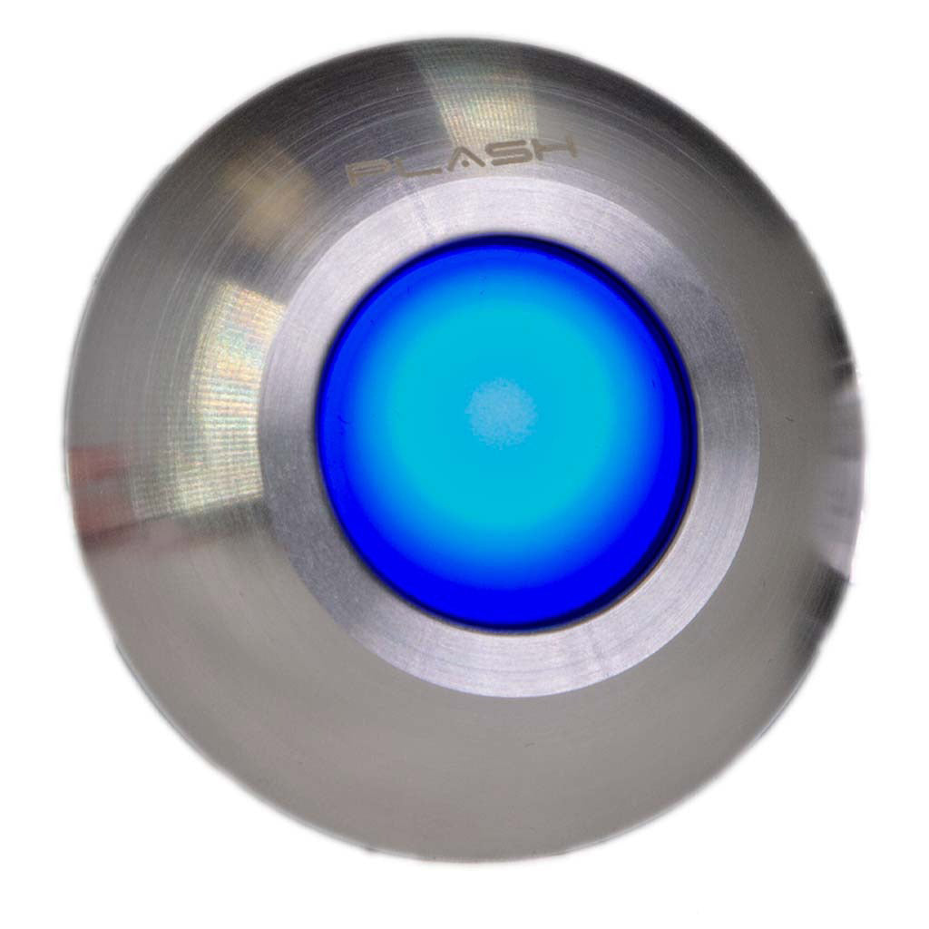 Gravity LED Courtesy Boat Light - Stainless Steel - Blue