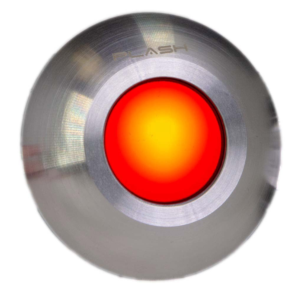 Gravity LED Light- Stainless Steel - Red