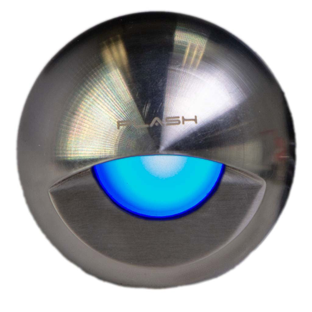 Gravity LED Courtesy Boat Light - Stainless Steel - Blue
