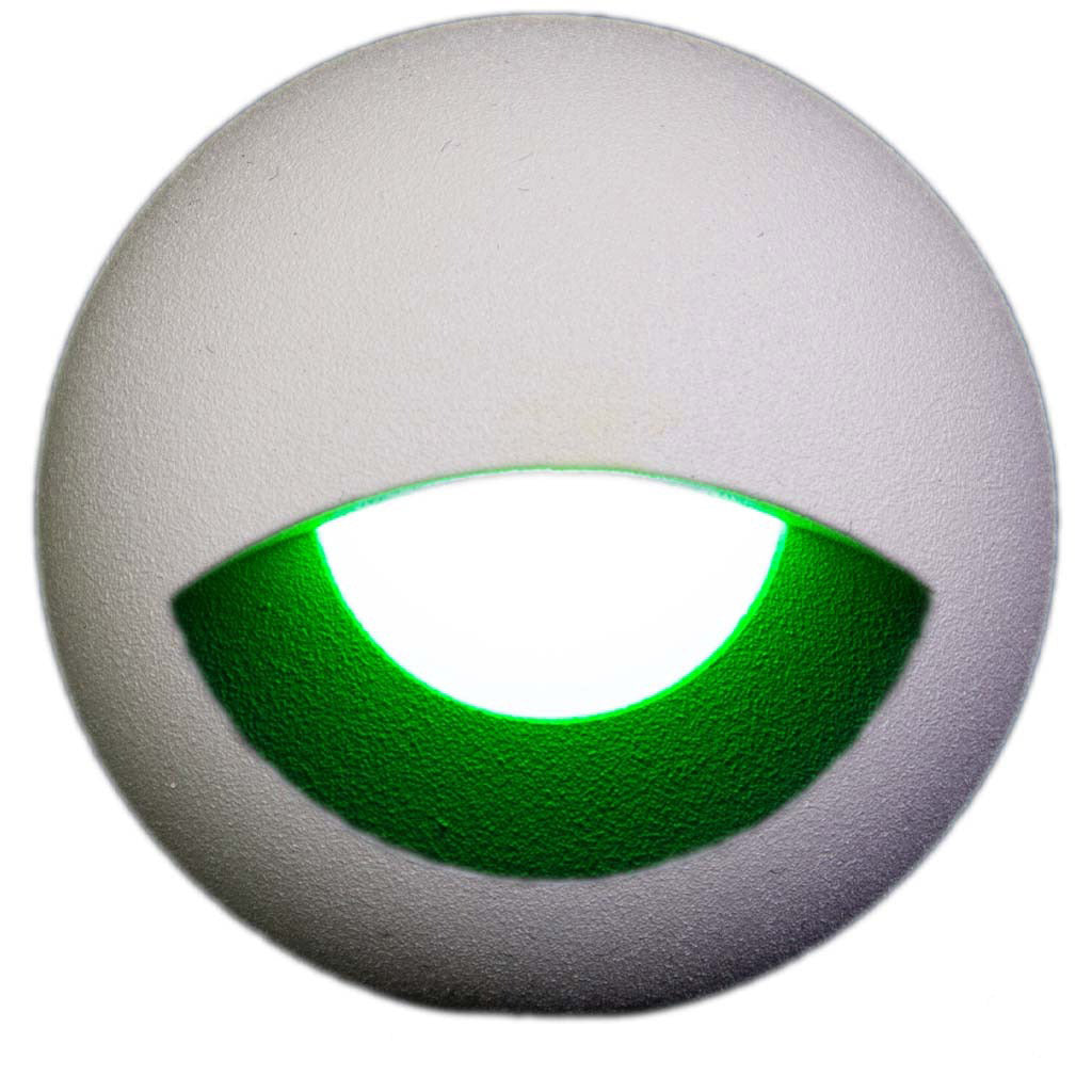 Gravity LED Light - White Housing - Green
