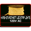 Harsh Environment LED Strip Light - 120V AC