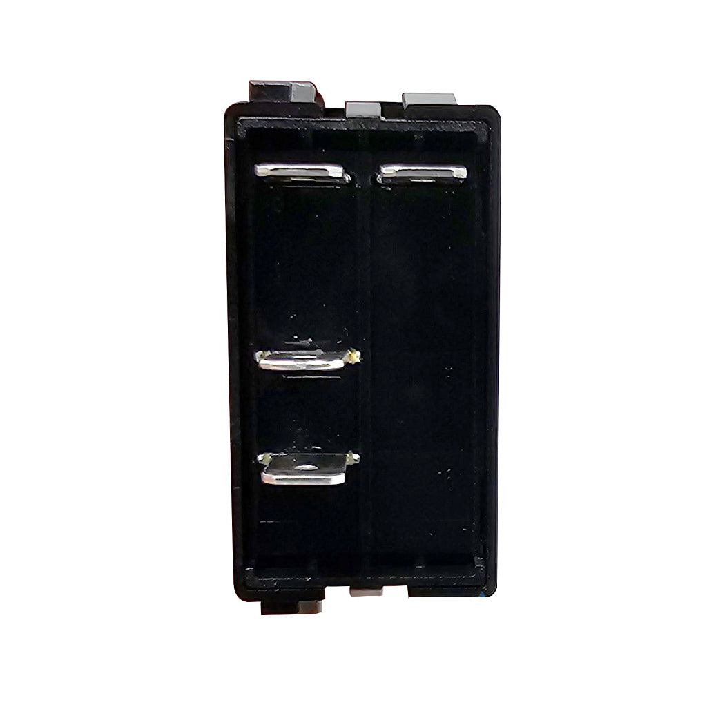 L Series Rocker Switch Black With Blue LED
