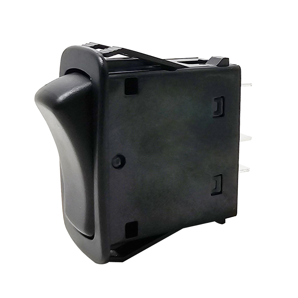 L Series Rocker Switch Black With Blue LED