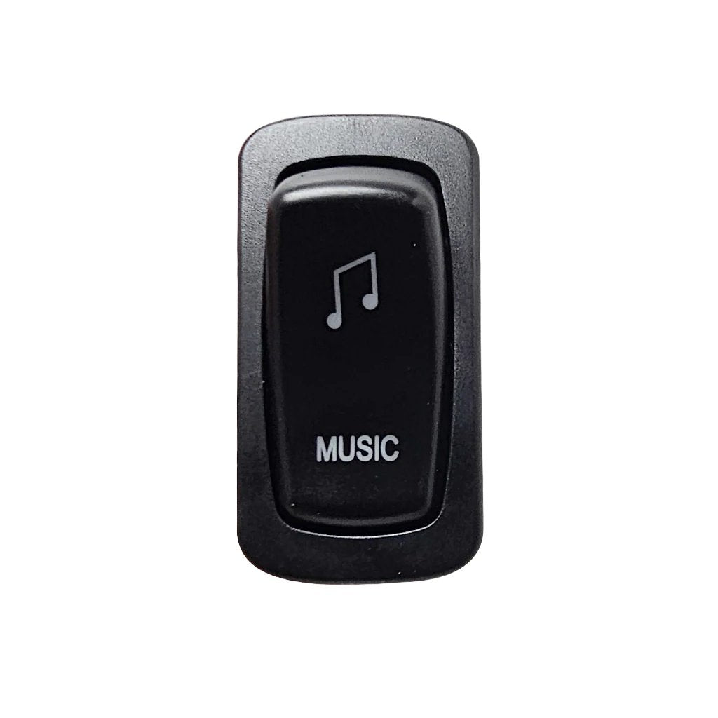 L Series Rocker Style Switch Music Label Blue LED