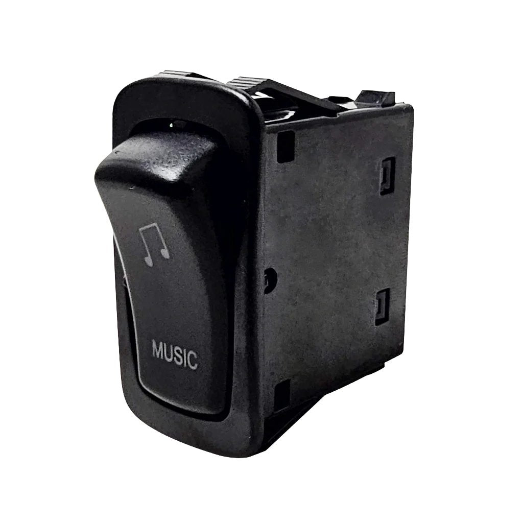 L Series Rocker Style Switch Music Label Blue LED