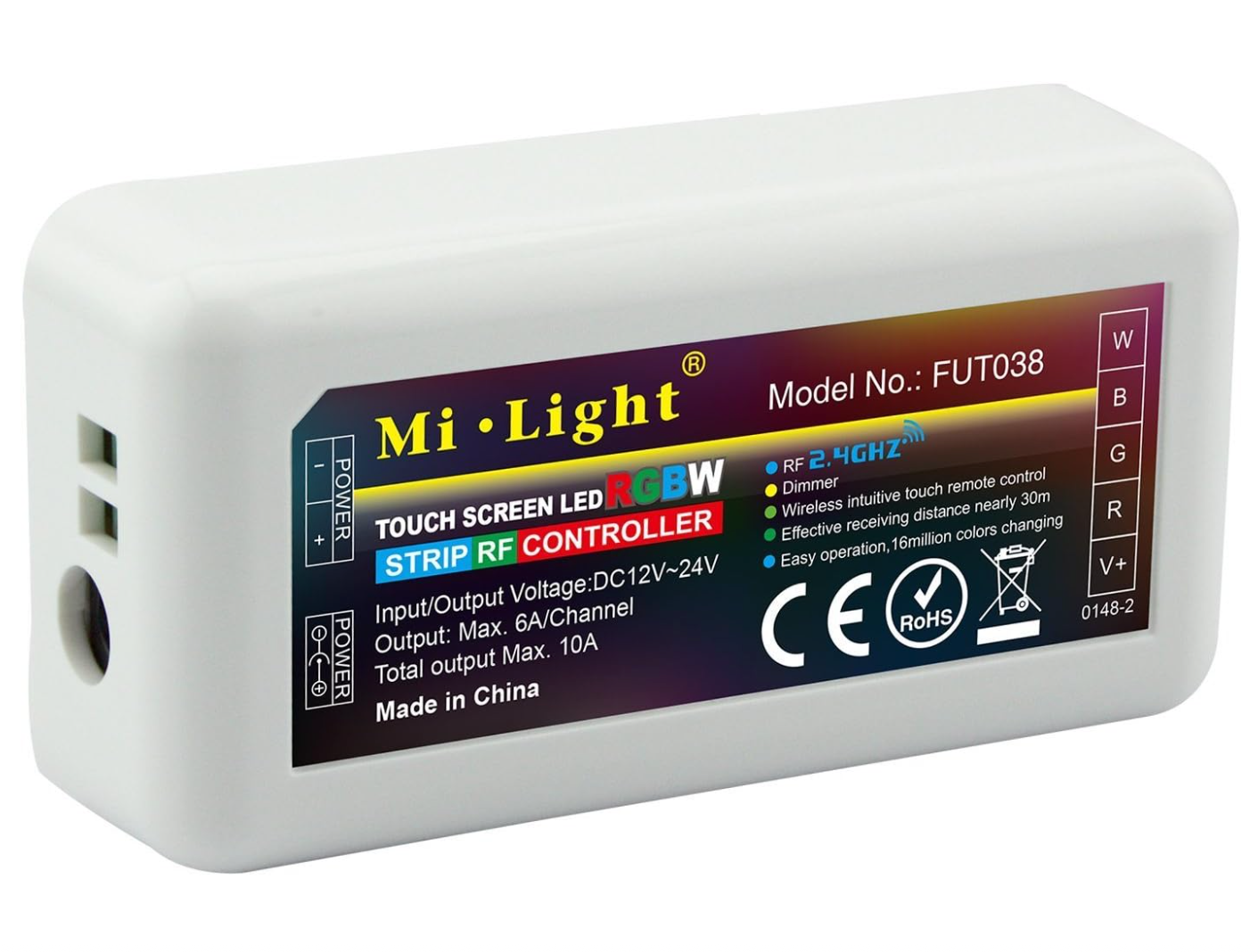 MiBoxer Wireless Controller & Receiver - Single Color / RGB / RGBW