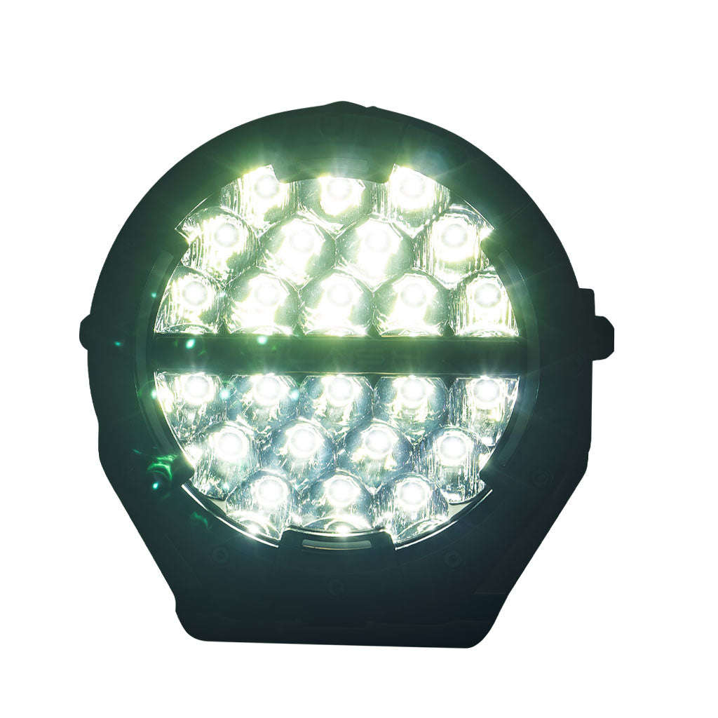 Plash Pearl 2- 7" Round Search Light Combo Beam Light On