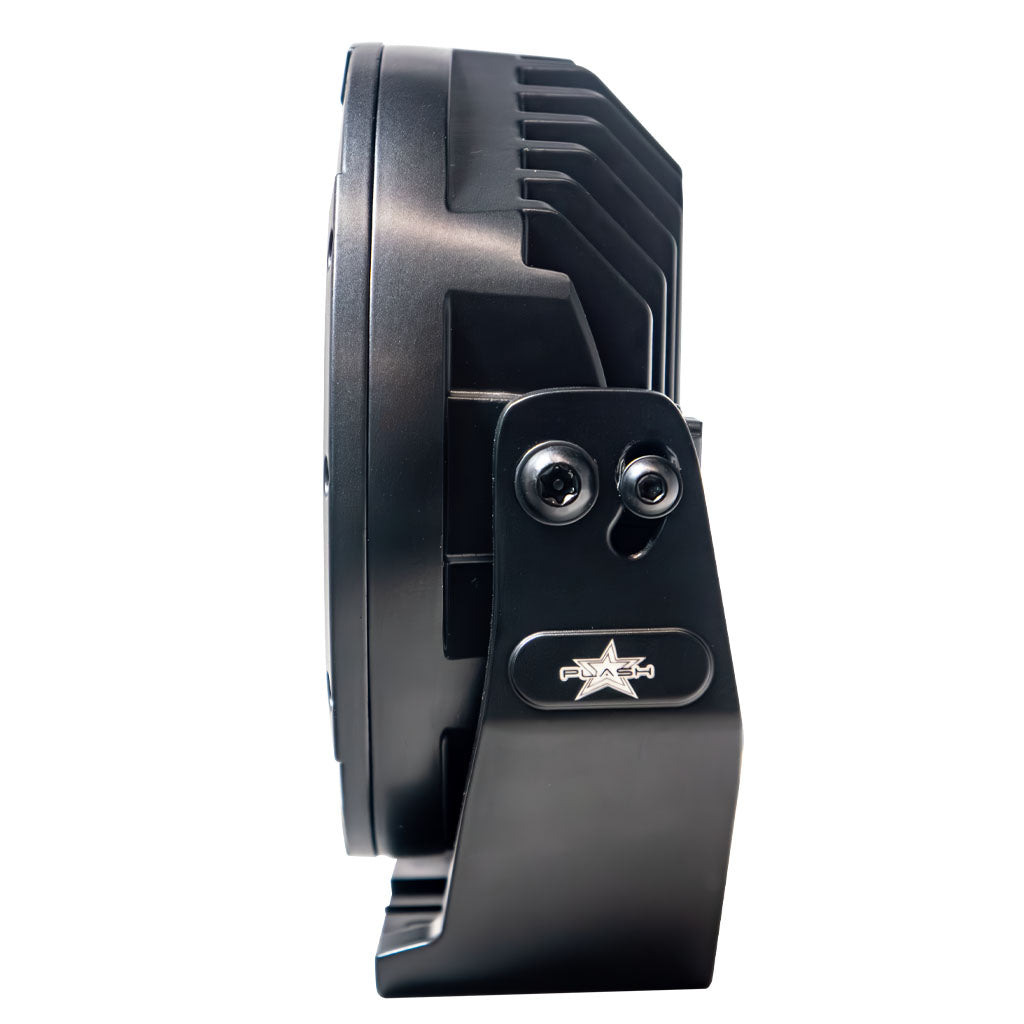Plash Pearl 2- 7" Round Search Light Combo Beam Side View