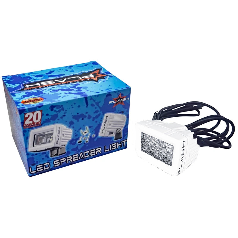 Low Profile Spreader LED Light White Houstng Package