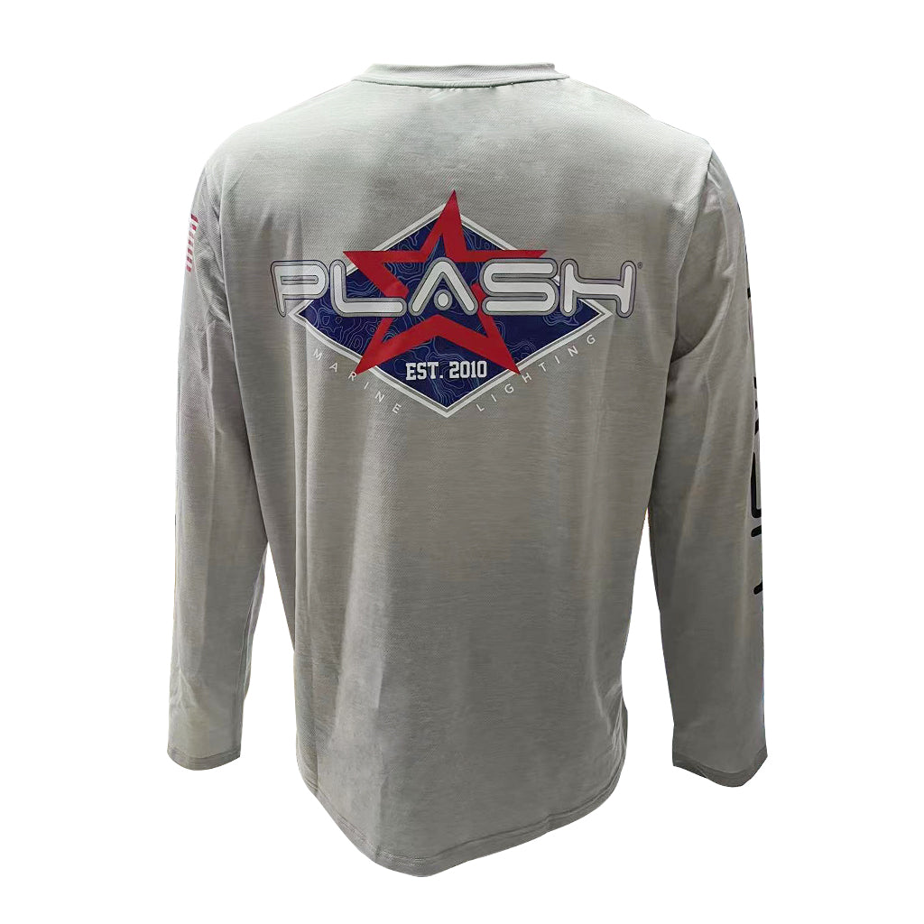 Plash Branded Long Sleeve Shirt With Sleeve Pocket