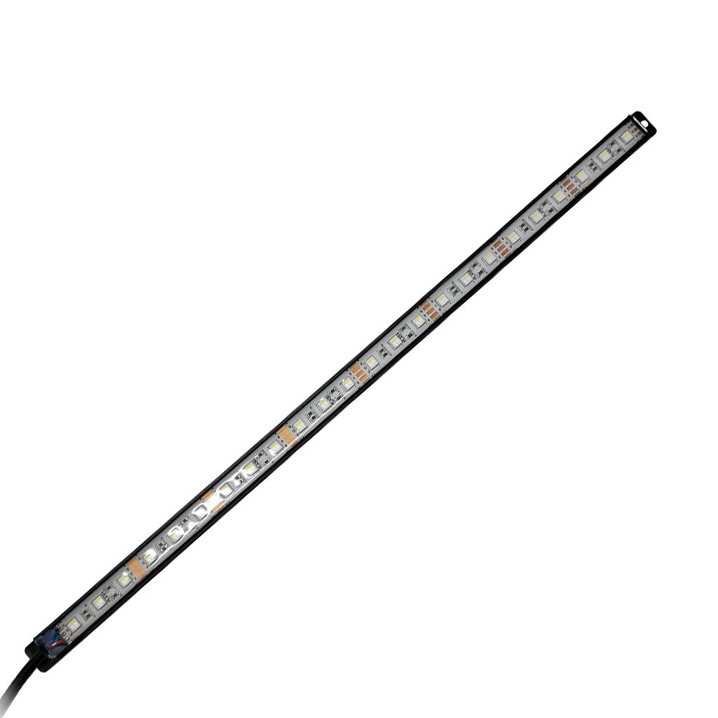 Linear Waterproof LED Channel Light - Black Housing - RGBW