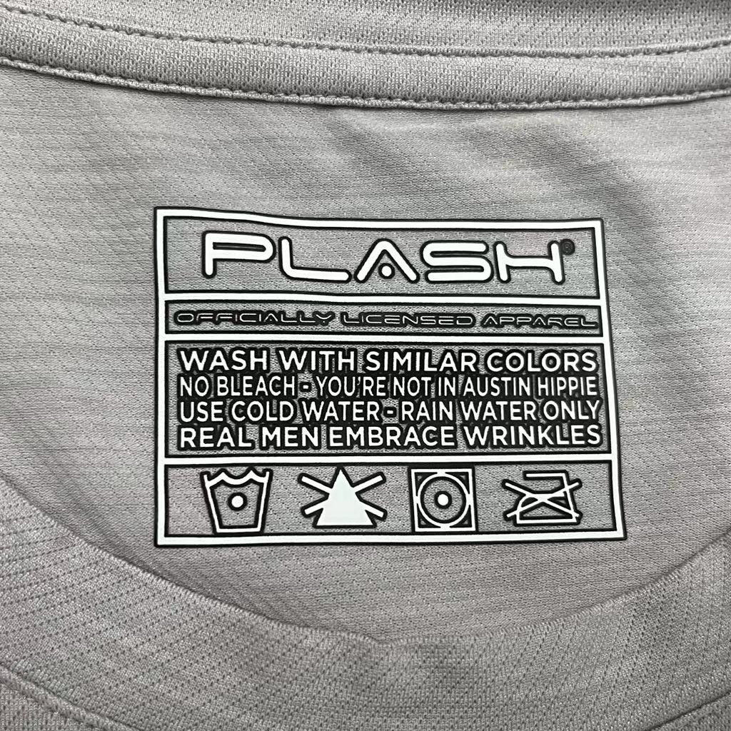 PLASH | Performance SS Fishing Shirts | Light Gray