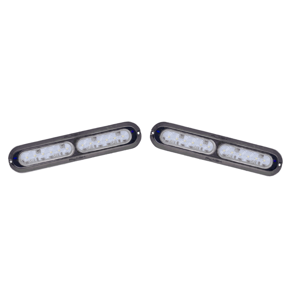 Plash Poquito Cool White Underwater Transom Lights Pair