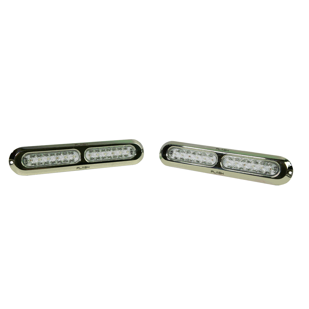 Green LED Underwater Transom Lights Bright Lifetime PLASH