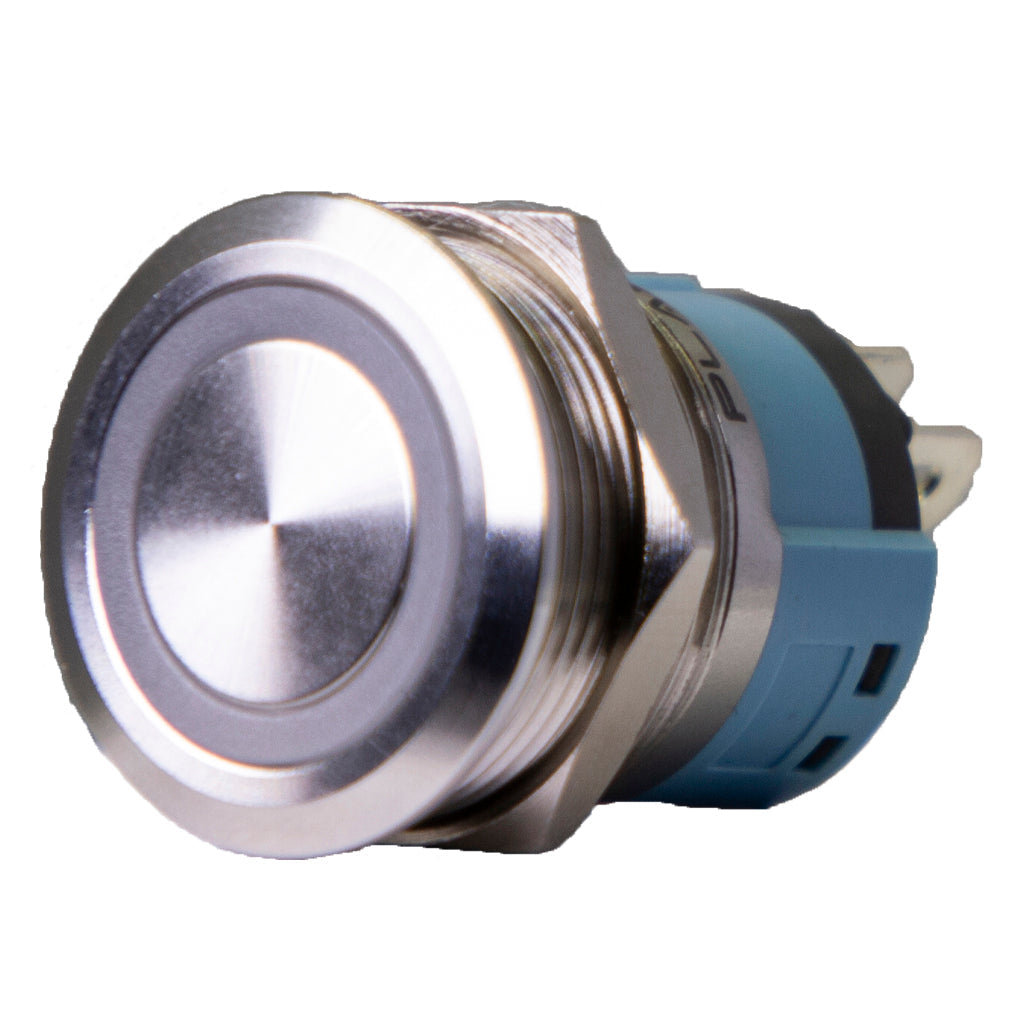 RED Push Button Illuminated Switch Marine Boat Waterproof