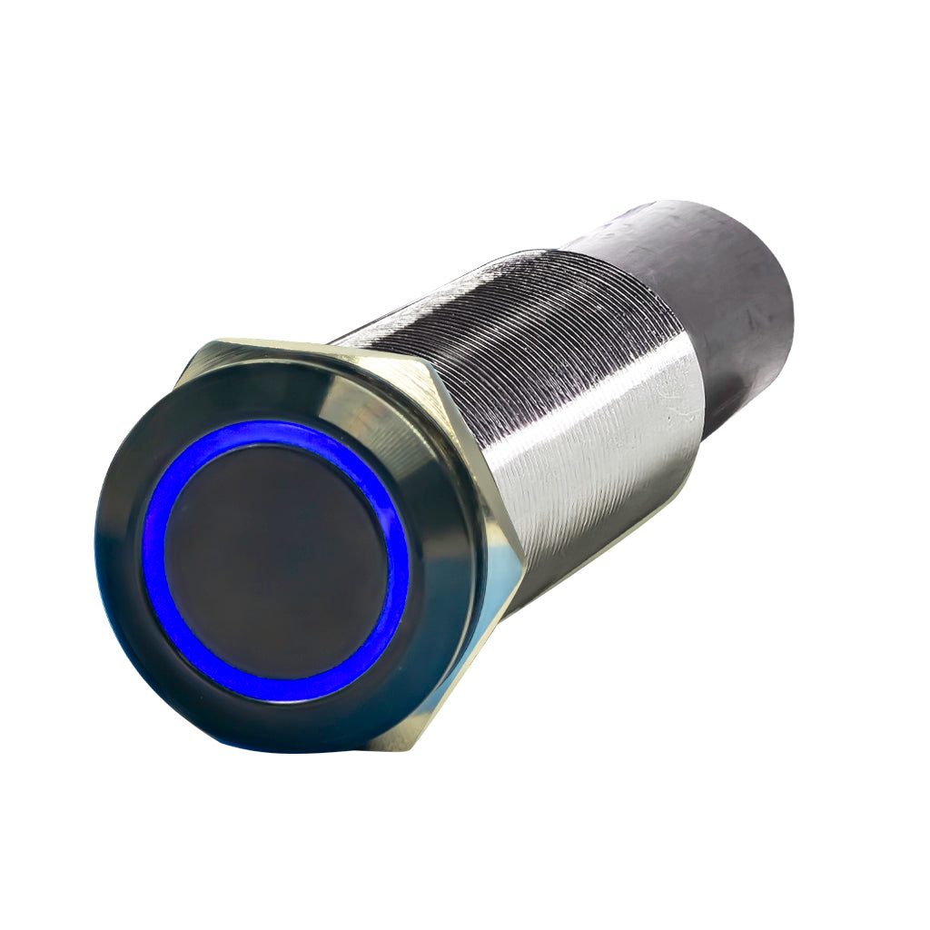 REVERT Dual Output Marine Push Buttons BLUE LED CIRCUIT 1 & CIRCUIT 2 OFF