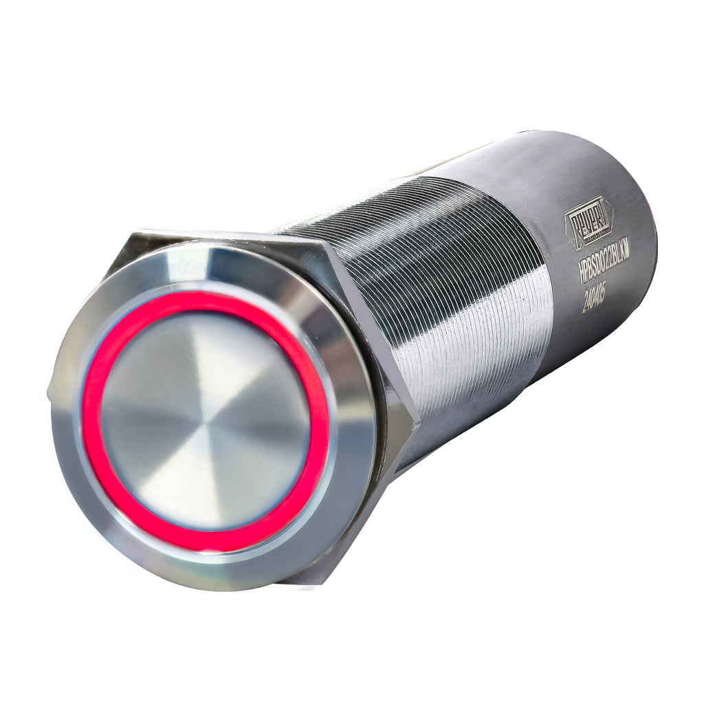 Harsh Environment Dual Output Marine Switch RED LED Circuit 1 and 2 ON