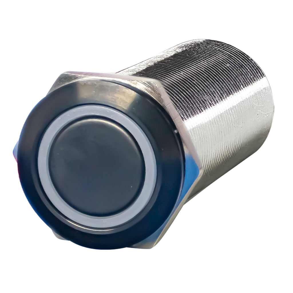 Black Stainless Steel Harsh Environment Marine Switch 22MM LED Off
